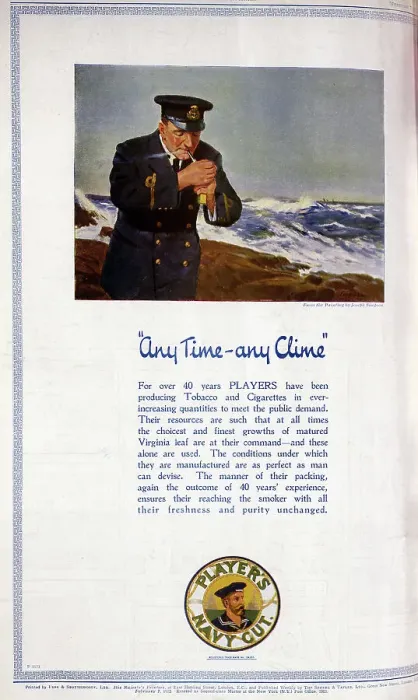 Framed Print : Advert - Player's Navy Cut Framed Print : Advert - Player's Navy Cut
