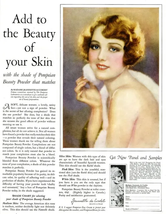 Framed Print : Advert, Pompeian Beauty Powder Framed Print : Advert, Pompeian Beauty Powder