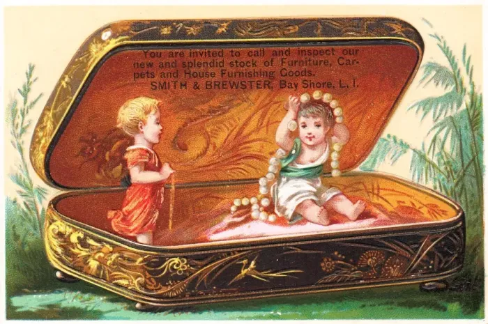 Framed Print : Advertising postcard, Smith & Brewster Framed Print : Advertising postcard, Smith & Brewster