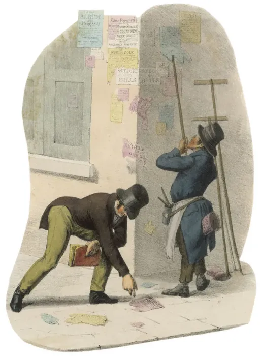 Framed Print : Advert / Bill Poster 1827 Framed Print : Advert / Bill Poster 1827