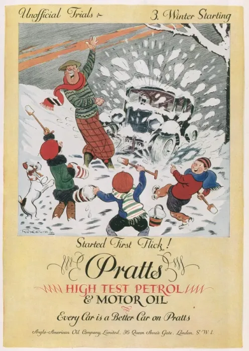 Framed Print : Advertisement for Pratts Petrol Framed Print : Advertisement for Pratts Petrol