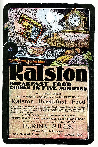 Advert, Purina Mills, Ralston Breakfast Food