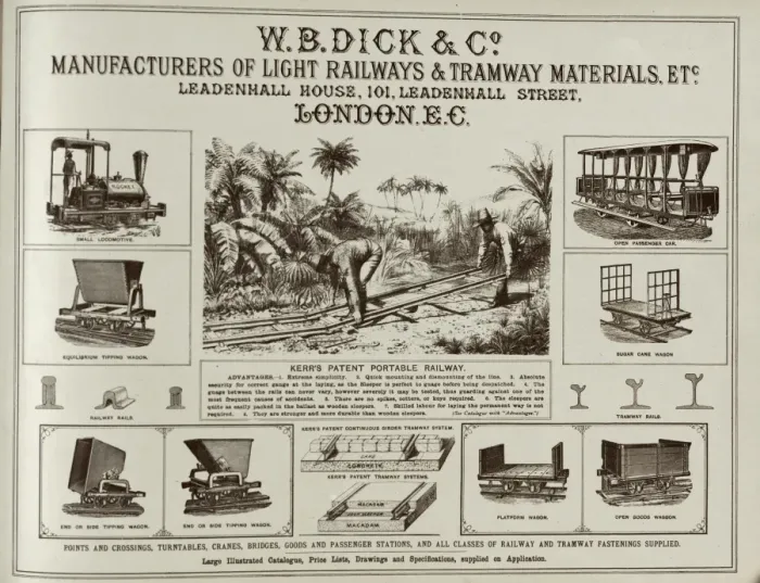 Framed Print : Advertisement for railway equipment Framed Print : Advertisement for railway equipment