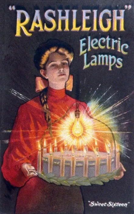 Framed Print : Advertisement for Rashleigh electric lamps Framed Print : Advertisement for Rashleigh electric lamps