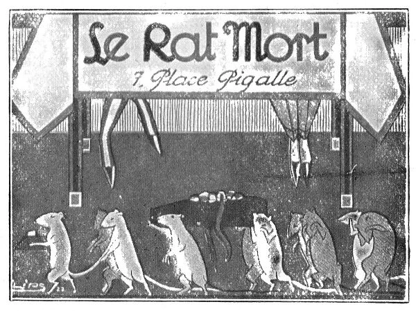 Advert for Rat Mort, Montmartre, Paris, 1924