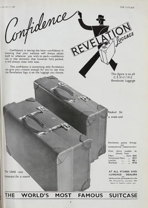 Framed Print : Advert for Revelation Luggage Framed Print : Advert for Revelation Luggage