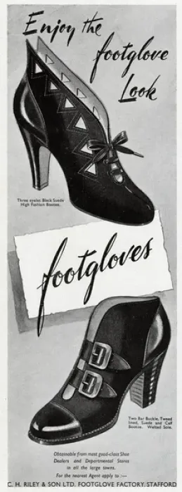 Framed Print : Advert for Riley shoes 1948 Framed Print : Advert for Riley shoes 1948