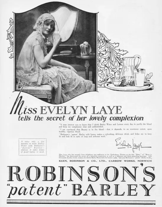 Framed Print : Advert for Robinsons Barley water, 1926 featuring Framed Print : Advert for Robinsons Barley water, 1926 featuring