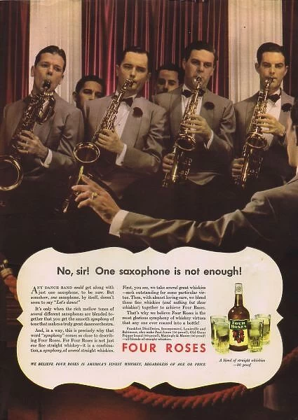 Advert for Four Roses whiskey