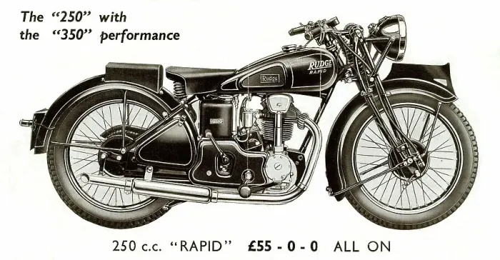Framed Print : Advert, Rudge-Whitworth 250 cc Rapid motorcycle Framed Print : Advert, Rudge-Whitworth 250 cc Rapid motorcycle