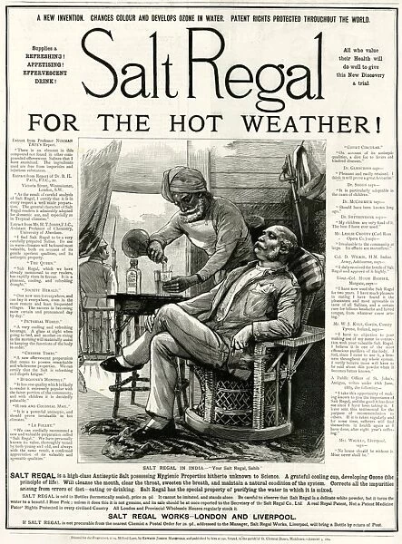 Advert for Salt Regal 1889
