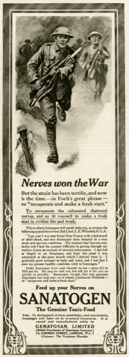 Framed Print : Advert for Sanatogen tonic 1919 Framed Print : Advert for Sanatogen tonic 1919