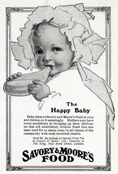 Framed Print : Advertisement for Savory & Moores Food Framed Print : Advertisement for Savory & Moores Food