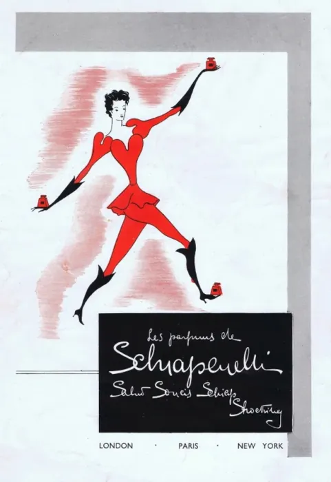 Framed Print : Advert for Schaperelli perfumes, 1939 Framed Print : Advert for Schaperelli perfumes, 1939