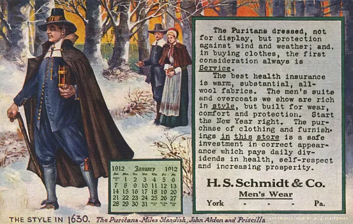 Framed Print : Advert for Schmidt menswear, York, Philadelphia, USA Framed Print : Advert for Schmidt menswear, York, Philadelphia, USA