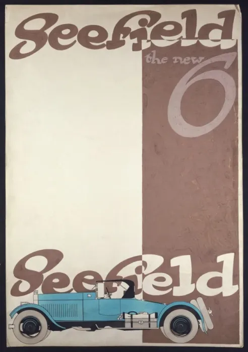 Framed Print : Advert / Seefield Cars Framed Print : Advert / Seefield Cars