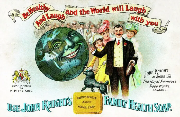 Framed Print : Advertising - Soap - John Knight's Family Health Soap Framed Print : Advertising - Soap - John Knight's Family Health Soap