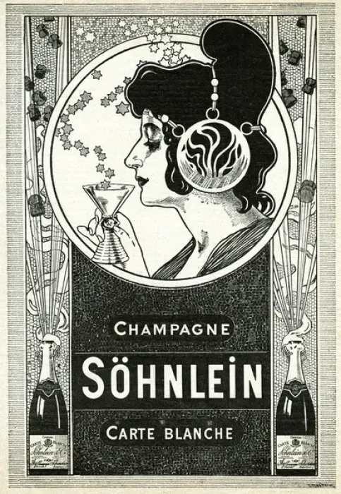 Framed Print : Advert / Sohnlein Champagn Framed Print : Advert / Sohnlein Champagn