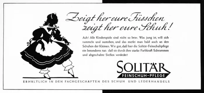 Framed Print : Advertisement for Solitar Fine Shoe Care Framed Print : Advertisement for Solitar Fine Shoe Care