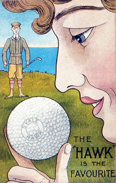 Advertisement for Southvale Hawk golf ball