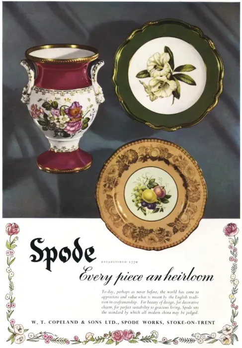 Framed Print : Advertisement for Spode China Framed Print : Advertisement for Spode China