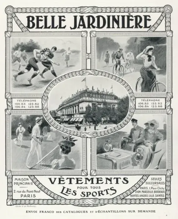 Framed Print : Advert / Sportswear 1907 Framed Print : Advert / Sportswear 1907