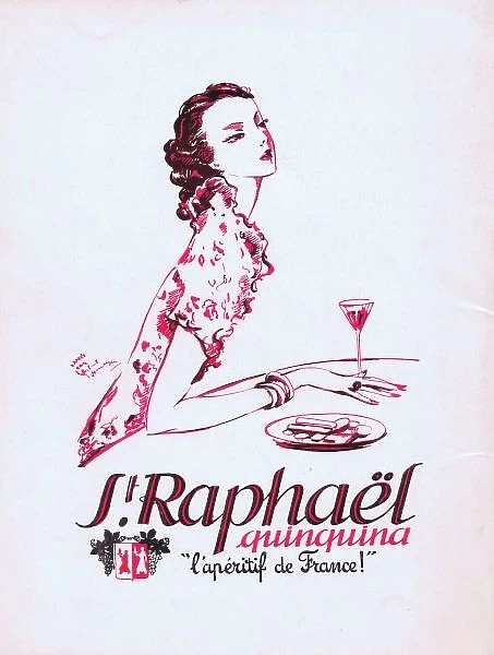 Advert for St Raphael Quinquina Aperitif