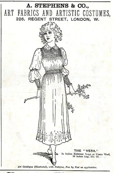 Advert, A Stephens & Co, Artistic Costumes