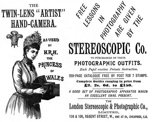 Advert for Stereoscopic Company