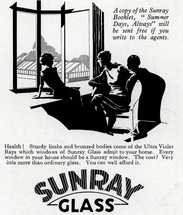 Framed Print : Advertisement for Sunray Glass Framed Print : Advertisement for Sunray Glass