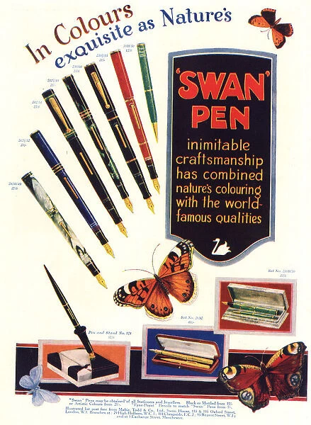 Advert, Swan Fountain Pen