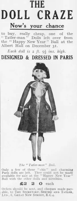 Framed Print : Advert for Tatler Man Dolls, 1926 Framed Print : Advert for Tatler Man Dolls, 1926