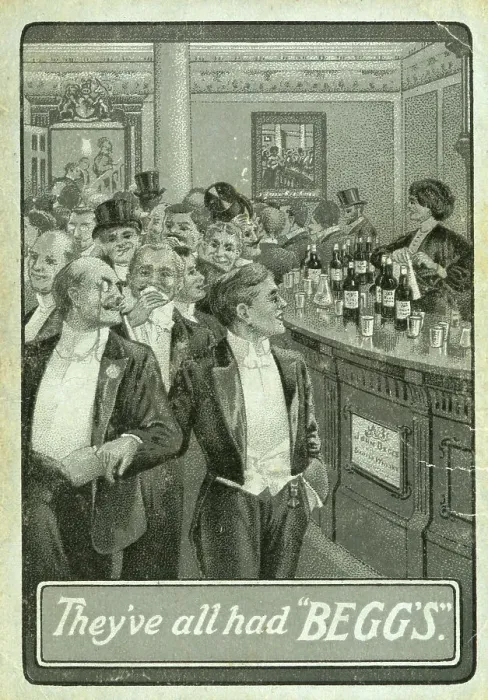 Framed Print : Advert, They've all had Begg's, John Begg Scotch Whisky Framed Print : Advert, They've all had Begg's, John Begg Scotch Whisky