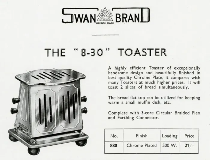 Framed Print : Advert for toaster 1939 Framed Print : Advert for toaster 1939