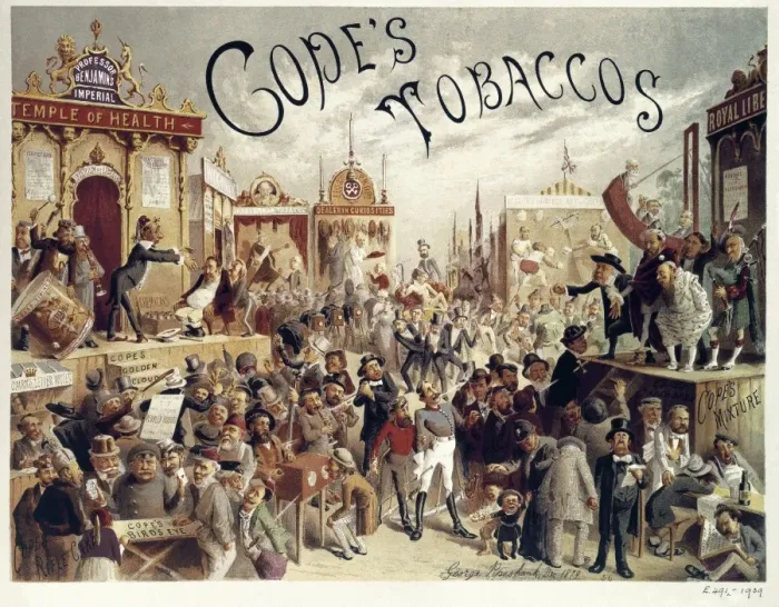 Framed Print : Advertisement of the tobacco brand Cop鳠Tobaccos Framed Print : Advertisement of the tobacco brand Cop鳠Tobaccos
