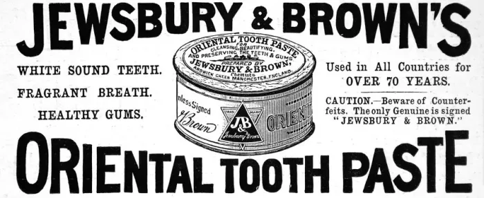 Framed Print : Advertisement for toothpaste Framed Print : Advertisement for toothpaste