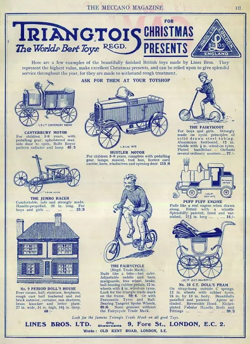 Framed Print : Advert, Triang Toys for Christmas presents Framed Print : Advert, Triang Toys for Christmas presents