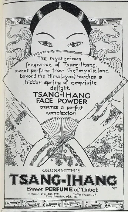 Framed Print : Advert for Tsang-Ihang face powder Framed Print : Advert for Tsang-Ihang face powder