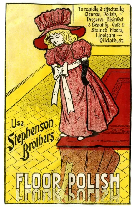 Framed Print : Advert, Use Stephenson Brothers Floor Polish Framed Print : Advert, Use Stephenson Brothers Floor Polish