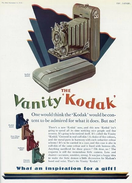 Advert for The Vanity Kodak 1926