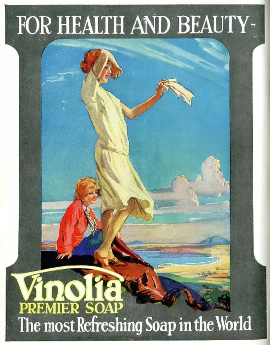 Framed Print : Advert, Vinolia Premier Soap Framed Print : Advert, Vinolia Premier Soap