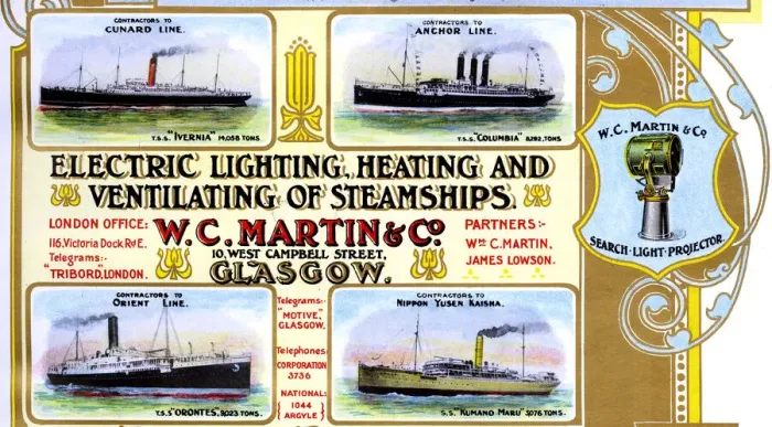 Framed Print : Advert, W C Martin & Co, Lighting, Heating and Ventilation Framed Print : Advert, W C Martin & Co, Lighting, Heating and Ventilation