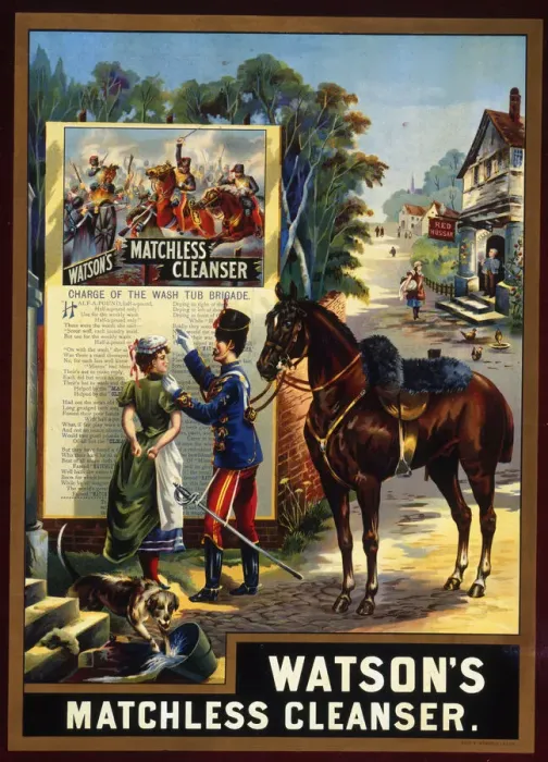 Framed Print : Advert, Watsons Matchless Cleanser Framed Print : Advert, Watsons Matchless Cleanser