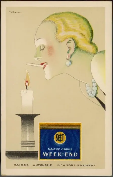 Framed Print : Ad for Weekend Cigs Framed Print : Ad for Weekend Cigs