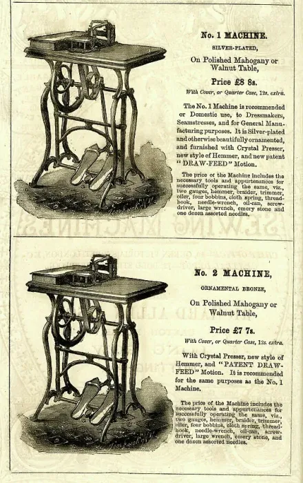 Framed Print : Advert, Wheeler & Wilson's Sewing Machines Framed Print : Advert, Wheeler & Wilson's Sewing Machines