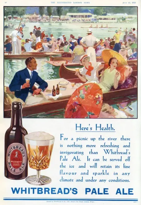 Framed Print : Advert for Whitbread Pale Ale Framed Print : Advert for Whitbread Pale Ale