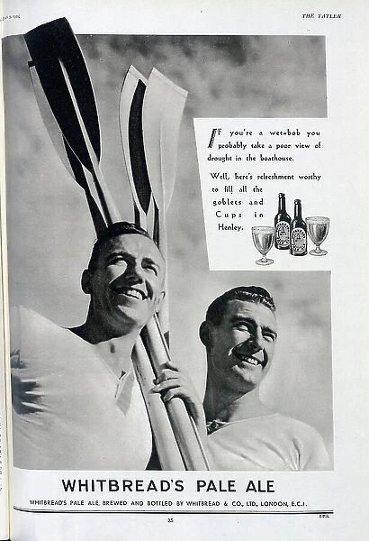 Advert for Whitbread's Pale Ale