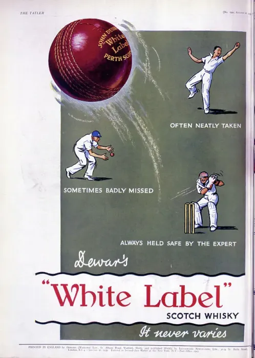 Framed Print : Advert for White Label whisky Framed Print : Advert for White Label whisky