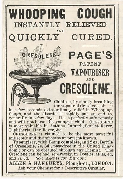 Advert / Whooping Cough
