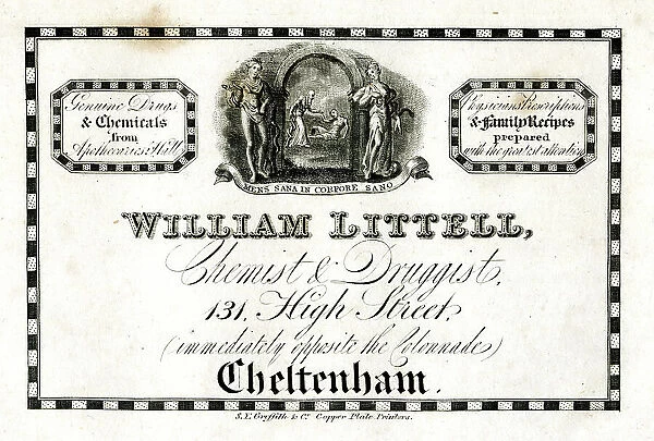 Advert, William Littell, Chemist & Druggist